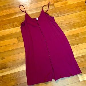 BP maroon slip dress